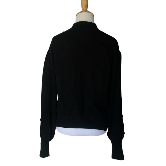 Scott & Scott London Edit Black Wool/Cashmere Turtleneck - Picture 3 of 6